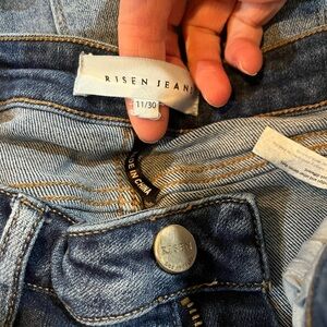 Risen Jeans Women's Stylish Blue Denim